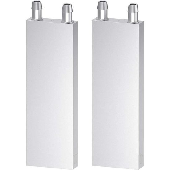 CLDIY - Radiateur Watercooling En Aluminium 8 Tubes (80 Mm) Avec Ventilateur - Pour PC, Refroidissement Processeur