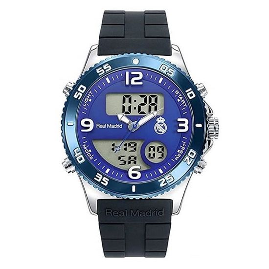 Montre Real Madrid Officielle Viceroy Pour Enfant - Boîtier Acier, Cadran Bleu, Bracelet Caoutchouc - Modèle RMD0014-35