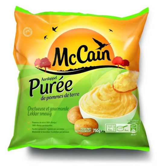 MC CAIN Ma purée nature en palets 750g Cdiscount