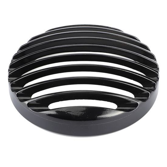 Grille De Phare Moto 5.75 Pouces Pour Harley-Davidson XL 1200/883 2004-2014 - Protection Avant En Alliage Noir - 9
