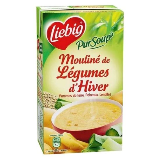 Liebig Soupe Mouliné de légumes Bio 1 L