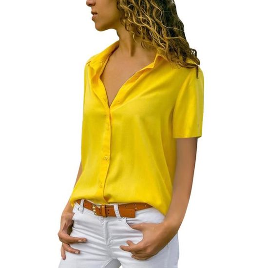 ORENZ Chemise À Manches Courtes pour Hommes Motif d'abeille Chemises À Boutons pour Homme