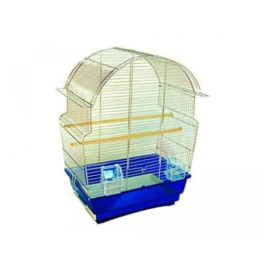 Vadigran Pagoda Cage Pour Petit Oiseau Chrome 47 X 29 X 59 Cm