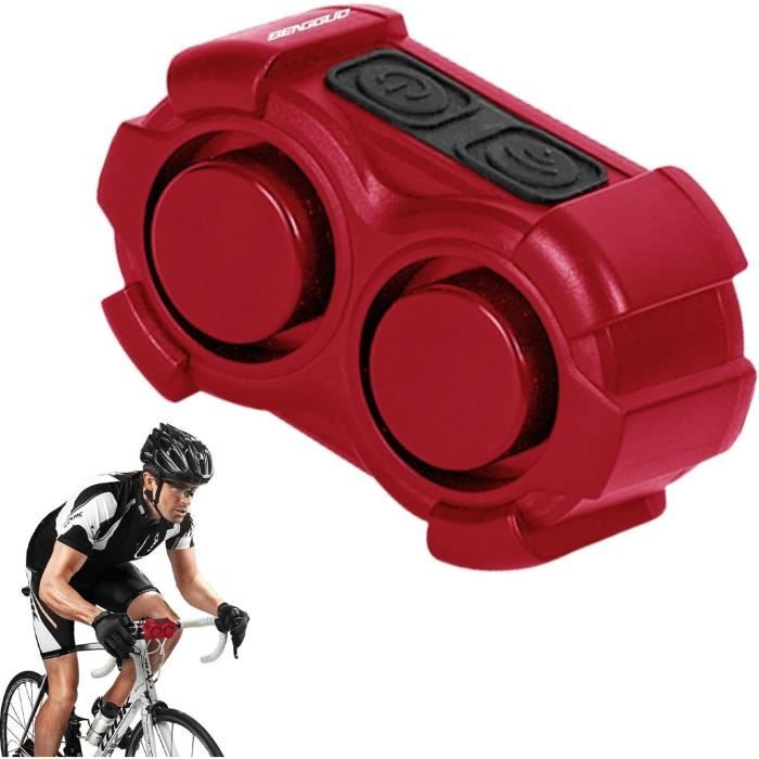 ADDVIEW Stellar Kit d'éclairage pour vélo 40 lux – Feu avant et arrière à piles – Homologué StVZO – Étanche – LED avec indicateur de batterie – Éclairage de vélo pour la