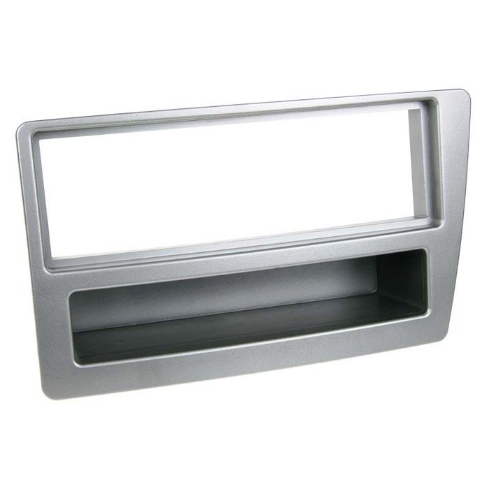 Adaptateur de façade 1-DIN avec vide poche Honda Civic 01/2004 > gris