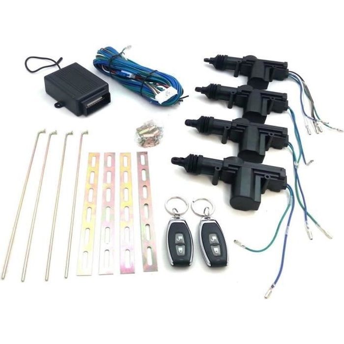Universal Kit Fermeture Centralisée Sans Clé Télécommande 2/4 Portes