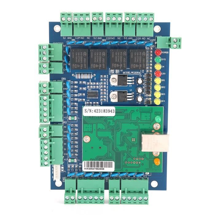 Panneau De Contrôle D'Accès Tcp - Ip Wiegand26 - 34 4 Porte Utilisation LANQI