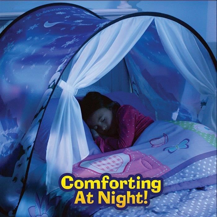 Tente de Lit Ciel Etoilé et montagne Bonne nuit les enfants