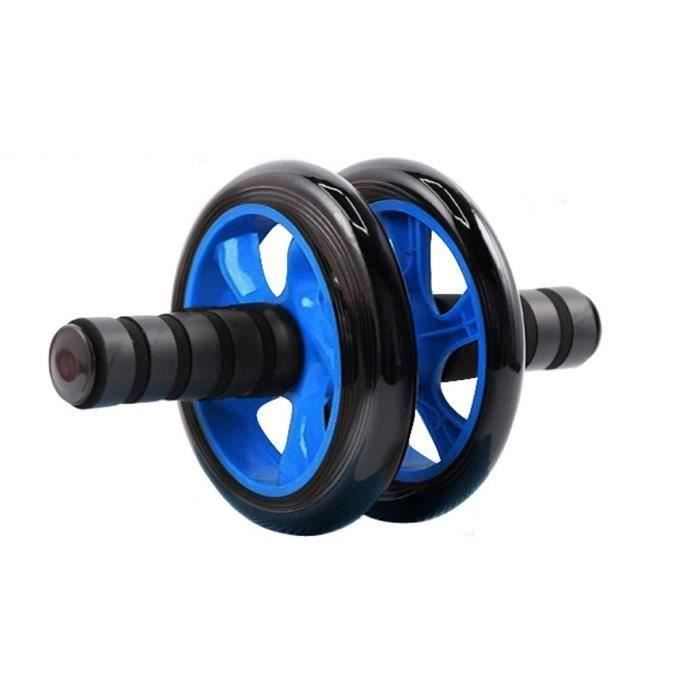BLEOSAN Roue Abdominale, AB Wheel, Appareil Exercice Musculation Abdominaux, Bleu Bi24197