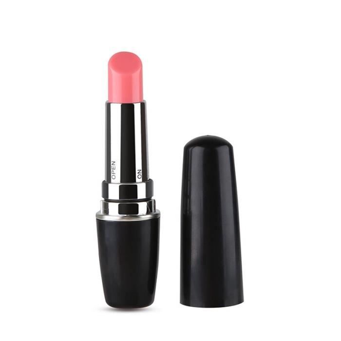 APPAREIL DE MASSAGE MANUEL,Mini rouge à lèvres vibrateur G Spot masseur balle vibrateur Clitoris stimulateur gode - Type Black