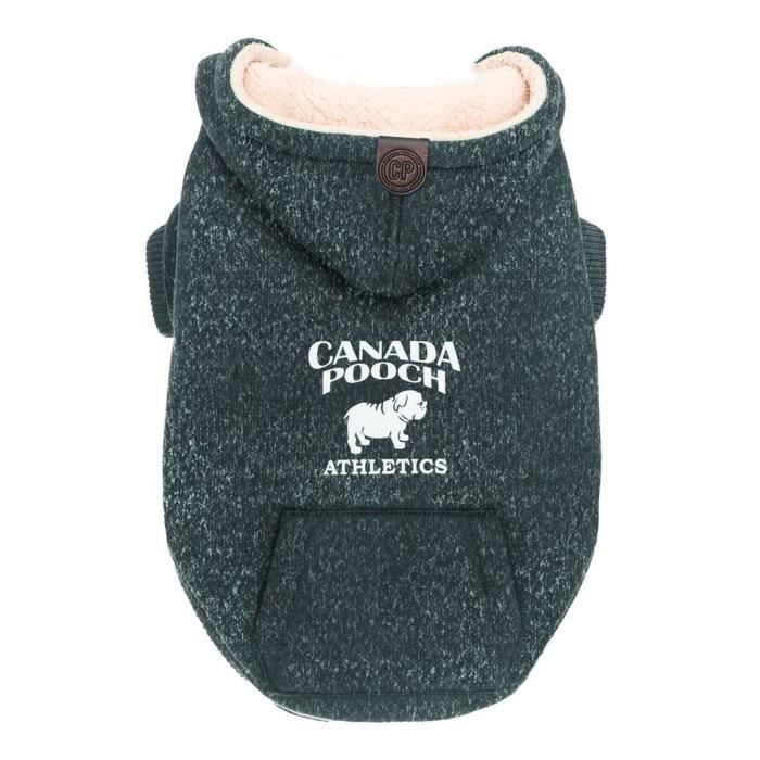 CANADA POOCH Manteau Cozy Caribou 18 - 11/15 kg - Gris - Pour chien