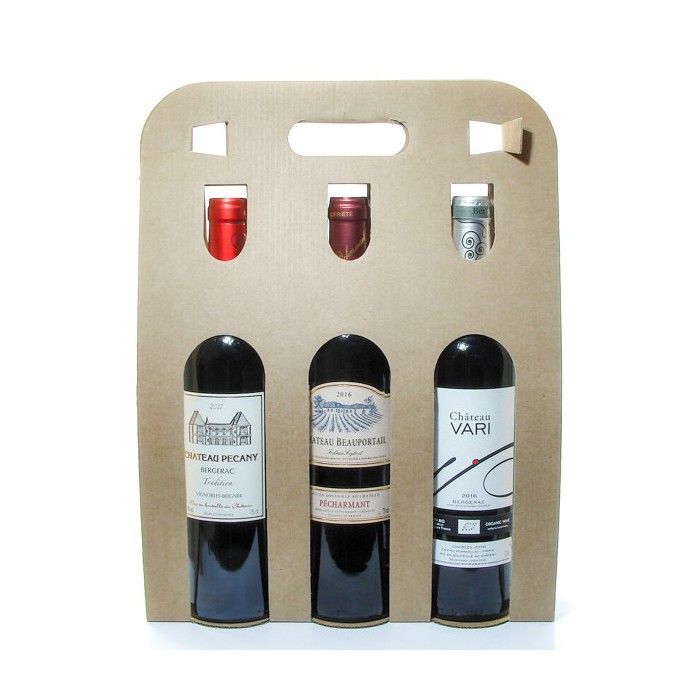 Coffret 3 Bouteilles de Vin de Bergerac Rouge 3x75cl