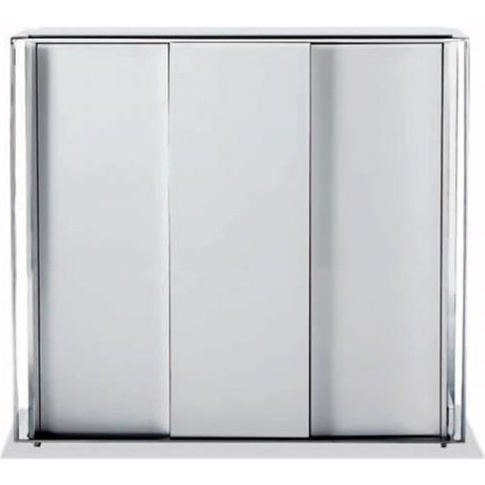 Meuble de Rangement Blanc Laqué