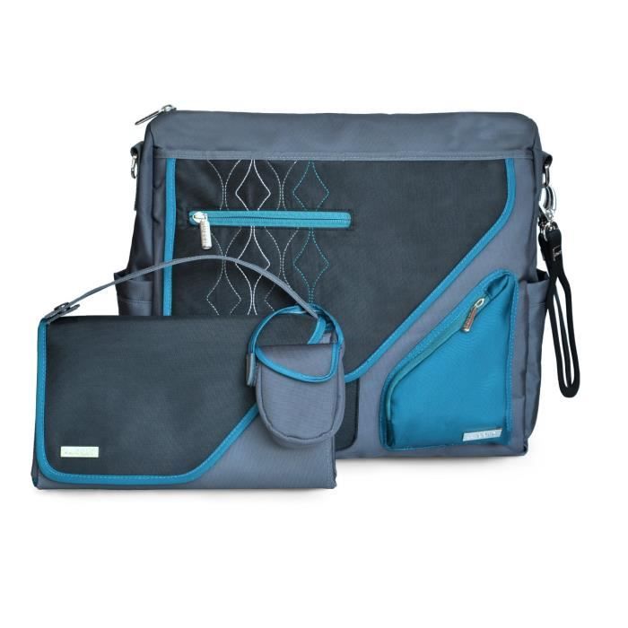 Tomy JJ Cole Sac à Langer - Metra - Blue Diamond