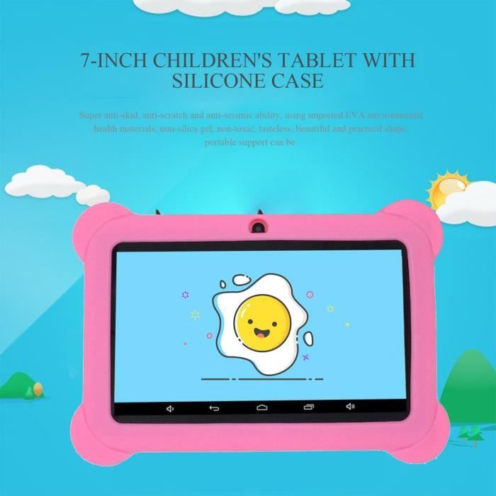 7 pouces Tablet PC, 512M+8G tablette d'apprentissage, tablette pour enfants WIFI 7 pouces étudiant Éducative