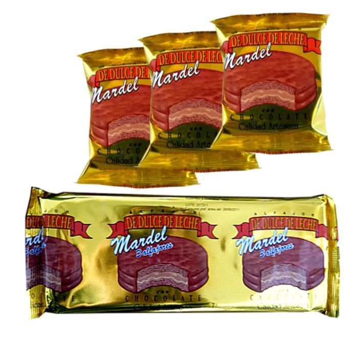 Gateau Alfajores de chocolat (Mardel x 3)