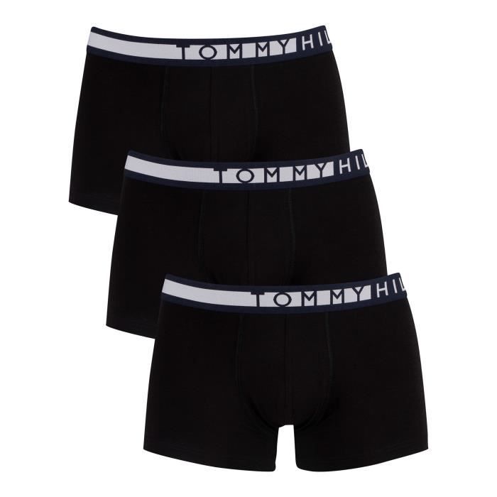 Tommy Hilfiger Pour des hommes Pack de 3 troncs, Noir