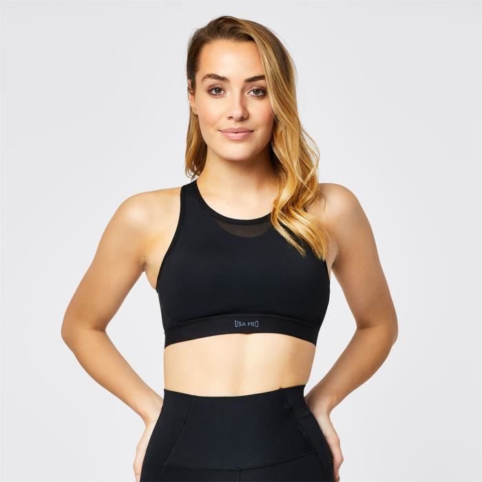 Usa Pro Medium Brassière De Sport Gym Fitness Hommes