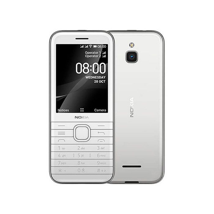 Nokia 8000 4G Blanc Dual SIM