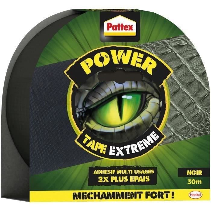 PATTEX Tape extrême Power - 30 m - Noir