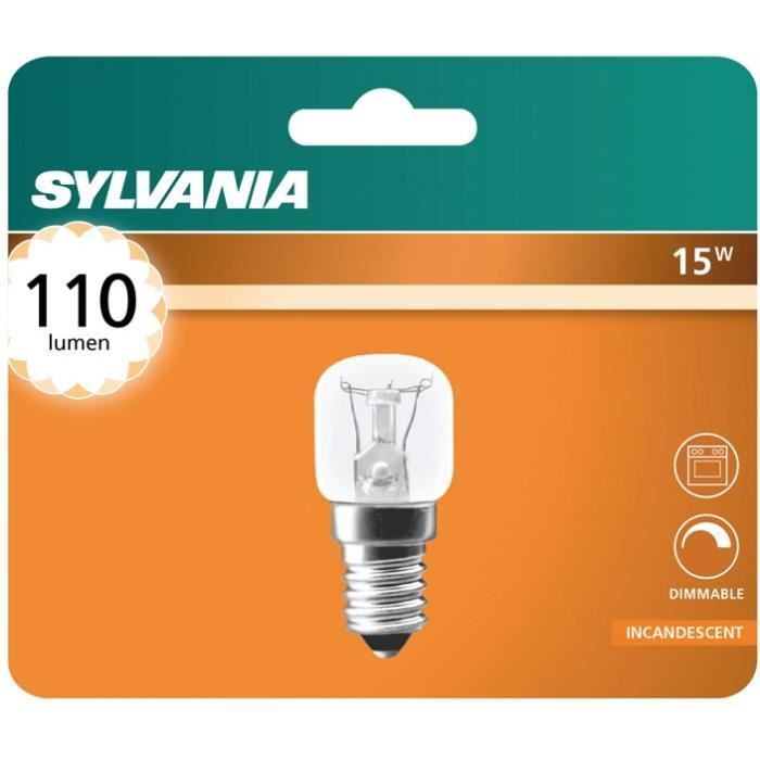 Ampoule incandescente spéciale four E14 - 15 W