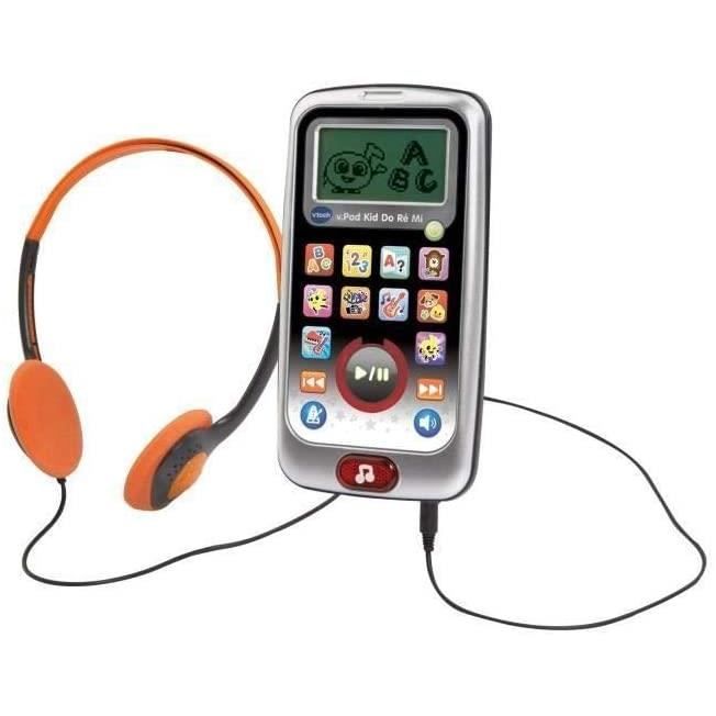 MP3 musical educatif + casque pour enfant - Jouet ludique sonore apprentissage lettres chiifres animaux et autres sons musical VTECH