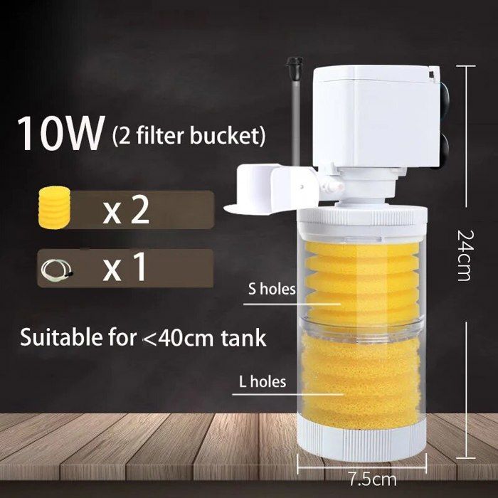 Filtre silencieux 5 en 1 220V,pompe à eau Submersible,pour Aquarium,tortue,poisson,écumoire