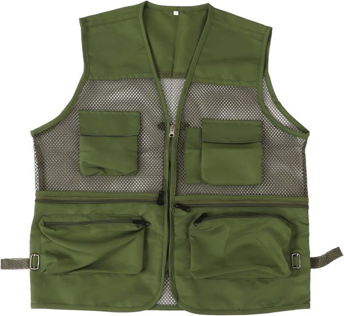 Gilet Multi-poches Sans Manves Homme - Pêche, Chasse, Photo - Respirant