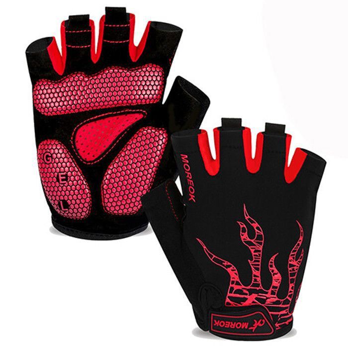 ROCKBROS Gants de Vélo Allongé Chaud Coupe-Vent Printemps Automne Hiver Gants Doigts Complets Thermique Antidérapant Élastique Femme Homme pour Vélo de Route Ville Conduite Randonnée Bleu Foncé M
