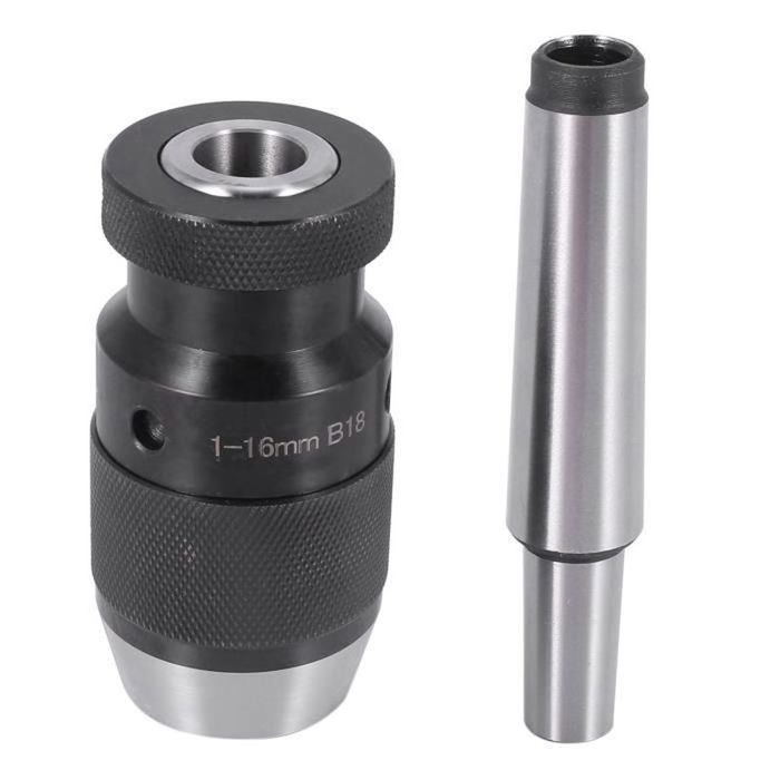 Mandrin Auto-serrant 1-16mm Cône Morse CM2 - Précision Allemande - Neuf Sous Emballage
