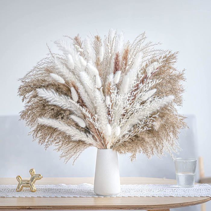 Pampa Séchées Naturelle Décoration, Bouquet Séché Décor D'Herbe De ...