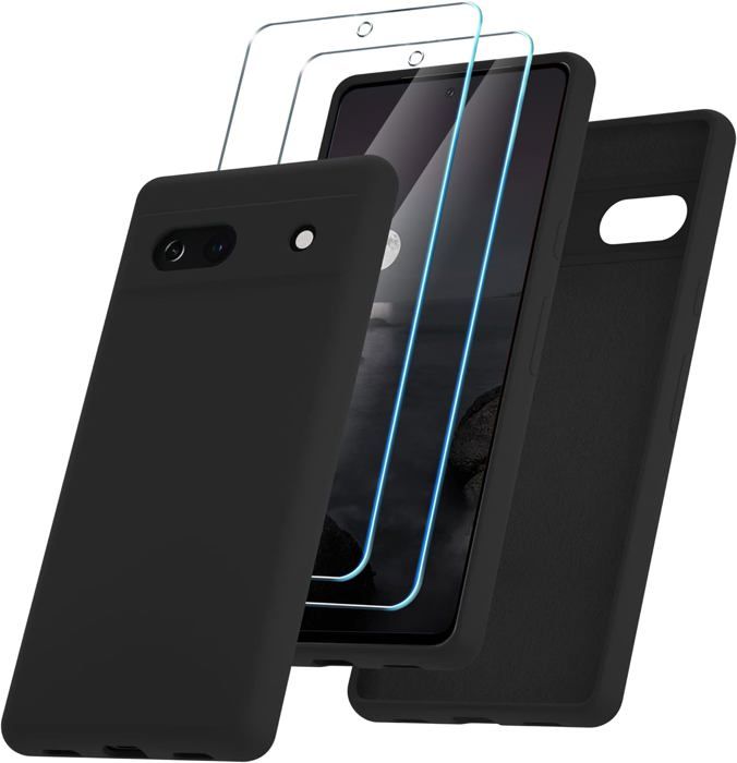 Coque Gel Transparente + 2 Protections Écran Google Pixel 5A 5G - Marque NOVAGO Neuf