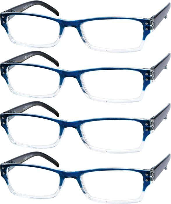 Lot De 4 Lunettes De Lecture MODFANS – Correction +1.75 – Mix De Couleurs – Unisexe