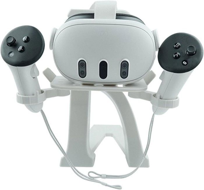Support Pour Casque Et Manettes De Jeu - Universel PS5, Xbox, PSVR2, Meta Quest, Avec Organiseur De Câbles
