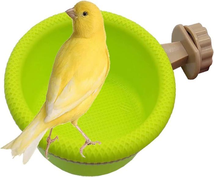 Comparer les prix de Bain d'oiseaux en Cage multifonction, fournitures pour perroquets, baignoire pour canari, pinson, perruche, support