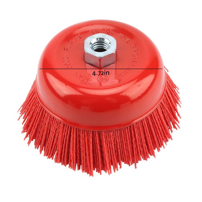 Brosse De Nettoyage Pour Meuleuse D’angle 100/125 Mm – Adaptateur M14 – Nettoyage Surfaces Et Joints
