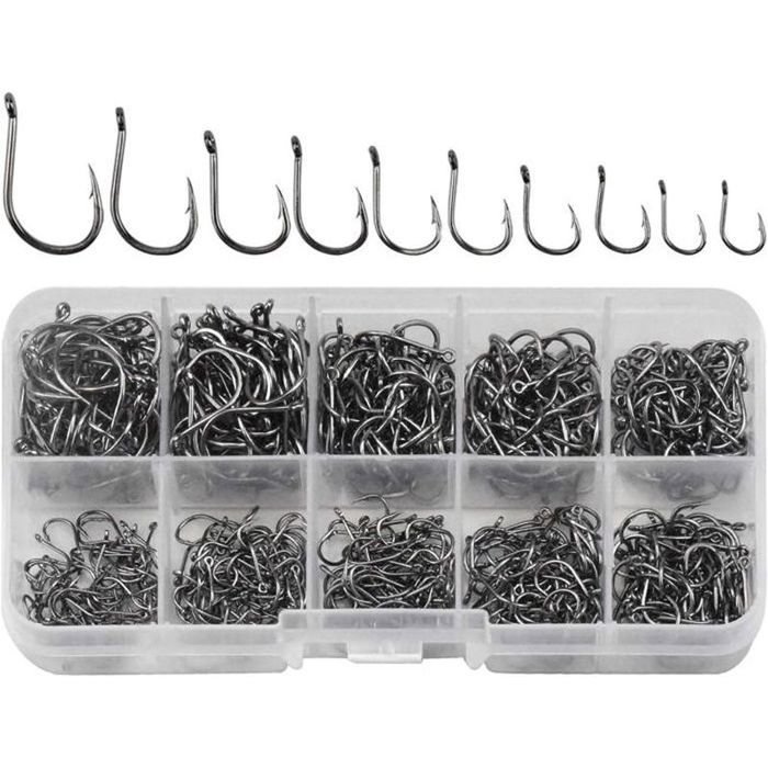 Hamecon crochet peche lot de 200