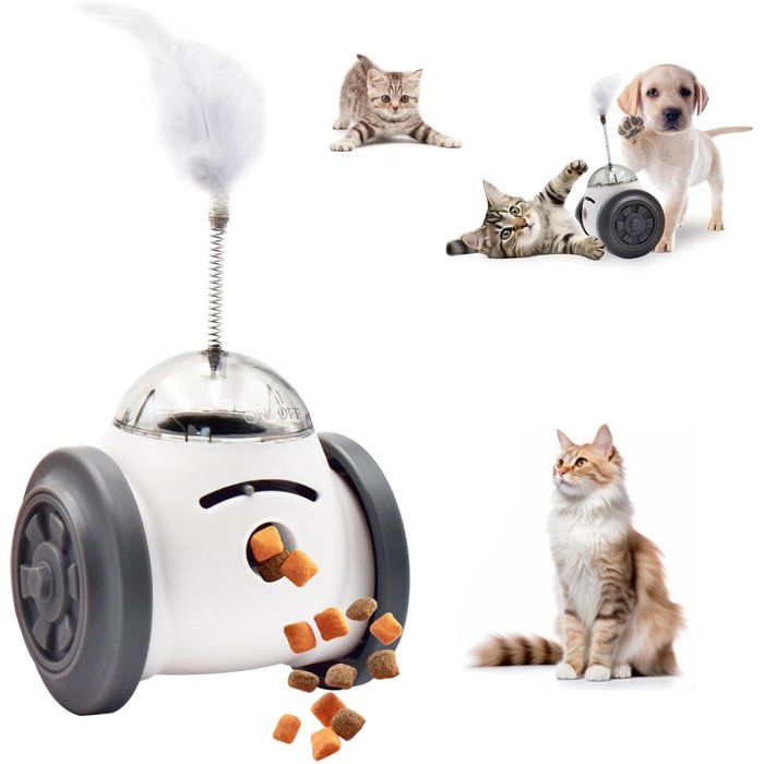 Jouet pour chat - Chat culbuteur -Jouets pour chats - Jouets intelligents pour chats - Jouets interactifs pour chats - Comprend 4