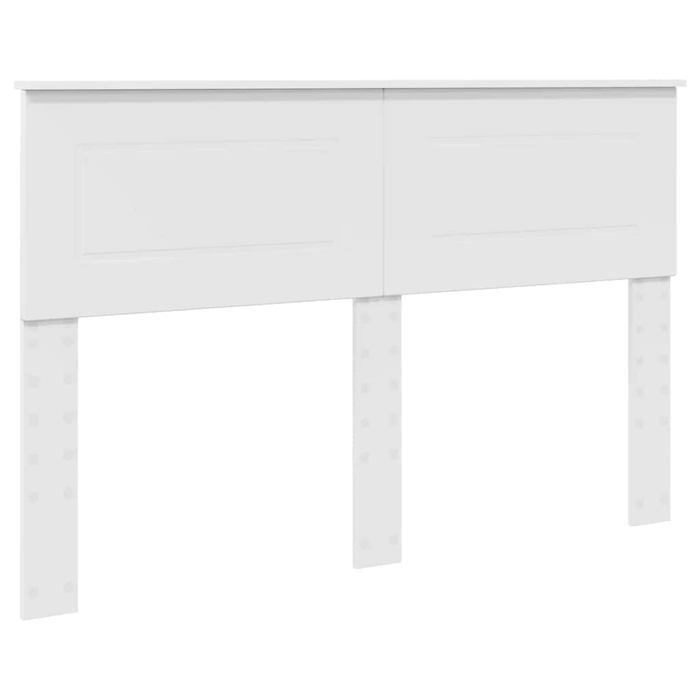 Tête de lit moderne - vidaXL - 143x7x100 cm - Blanc - Bois dingénierie - Facile à nettoyer - Durable