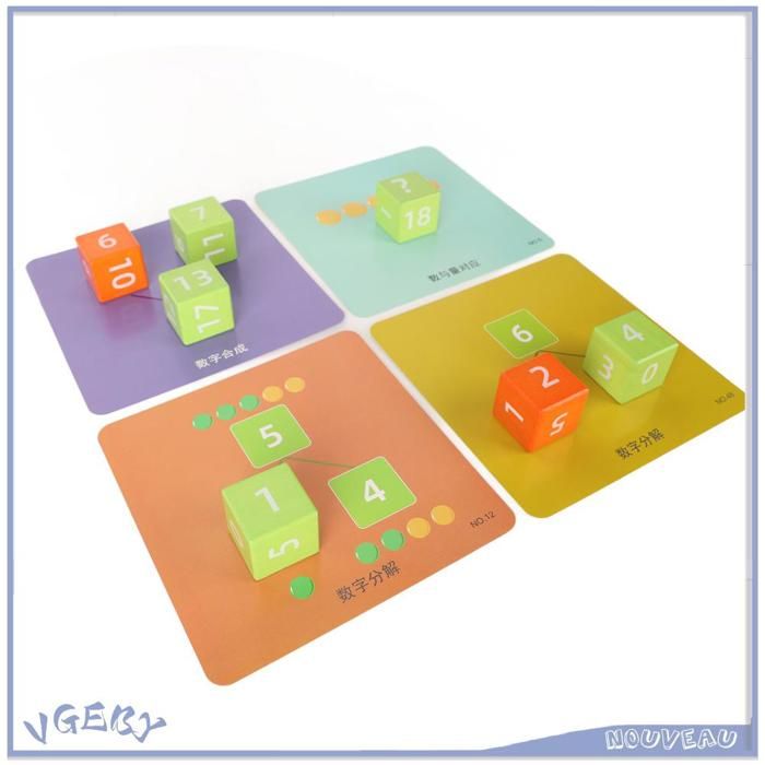 Jouet Mathématiques Montessori, Jeux Éducatif Mathématiques, Jeu En Bois Addition Et Soustraction Dans La Limite De 20 Jouet Amz B Jouet Mathématiques Montessori, Jeux Éducatif Mathématiques, Jeu En Bois Addition Et Soustraction Dans La Limite De 20 Jouet Amz B