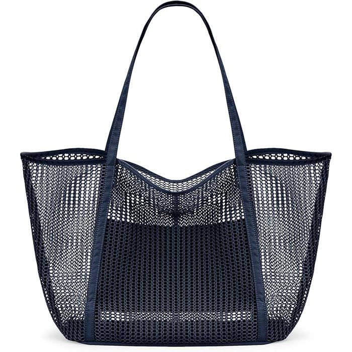 Sac de Plage Femme XJYDNCG Grande Capacité Sac a Main Femme - 40x18x35 - Bleu foncé