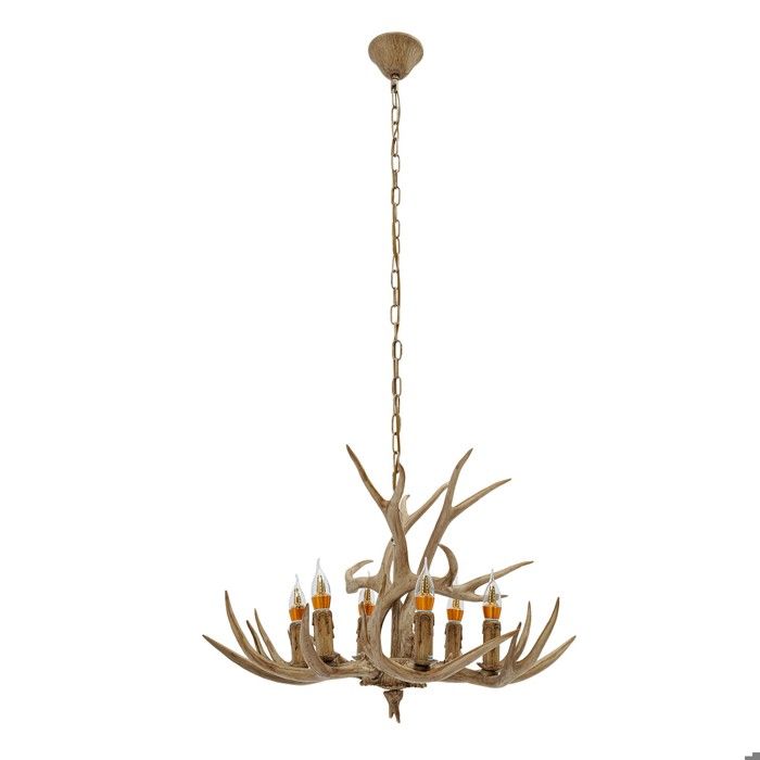 6 têtes de bois de cerf lampe H modèle 220V original ruban ampoule
