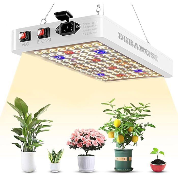 Lampe de culture LED à spectre complet 41W avec double interrupteur Veg/ mpe de culture LED à double puce Banc