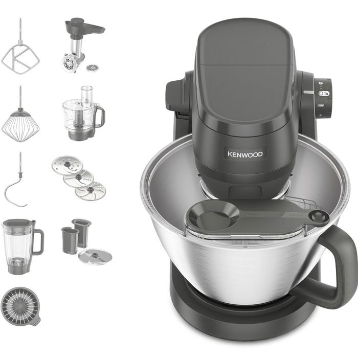 Robot pâtissier Kenwood MULTI TASKER KHC30.070GY GRIS + BOL MULTIFONCTION