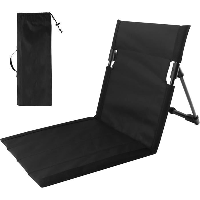 Chaise Pliante Légère avec Dossier et Housse de Transport Idéale pour Terrasse Plage Pique-nique et Gazon Confortable et Compacte