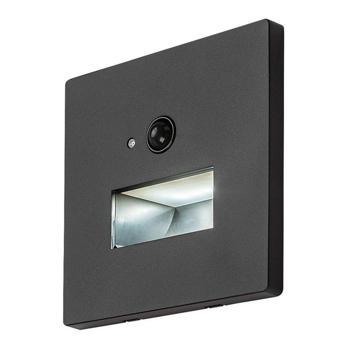 Lampe Lunca LED 1 W IP20 noire 3000 4500 6500 K détecteur de mouvement détecteur de luminosité 77197 Lampe Lunca LED 1 W IP20 noire 3000 4500 6500 K détecteur de mouvement détecteur de luminosité 77197