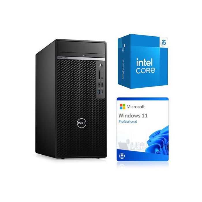 Ordinateur de bureau Dell OptiPlex 7090 Tower i5-10500 16GB 500GB HDD WIFI W11P Classe A