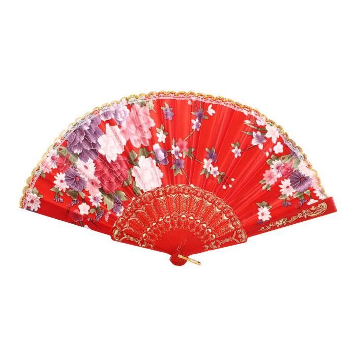 Ventilateur De Danse En Satin Ventilateurs De Poche Écharpes Pour Éventails En Voile De