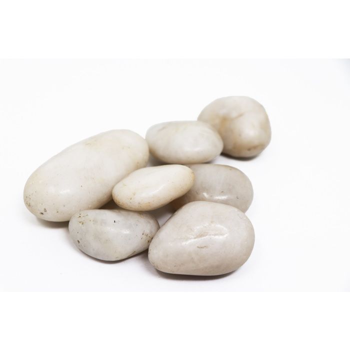 Galets Polis Jaunes - 20kg, 30-50mm | Décoration Jardin, Bassin, Allées | Graviers Naturels