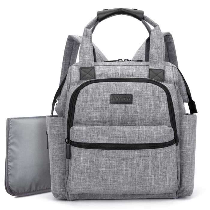 Sac à Langer Bébé 2 En 1 - Organisateur Couches Et Cosmétiques - 21x18cm - Lanière Poussette